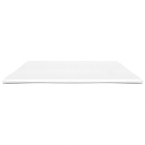 Topmadras i skum 160×200×5 cm - hvid