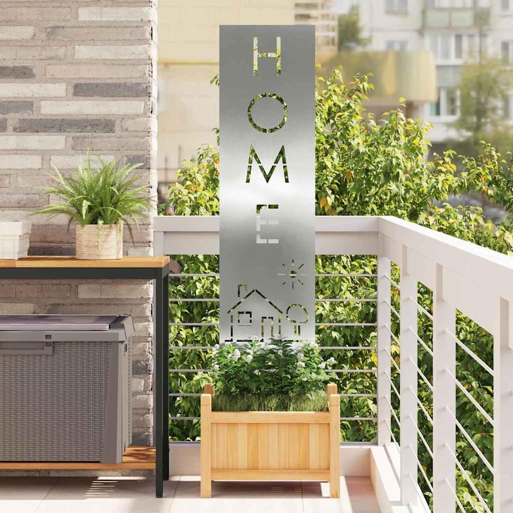 Have privatliv skærm Sølv 32 x 140 cm Galvaniseret stål