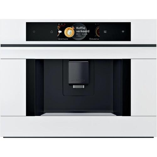 BOSCH CTL7181W0 indbygget espressomaskine, hvid - 2,4 l med mælkeskummer