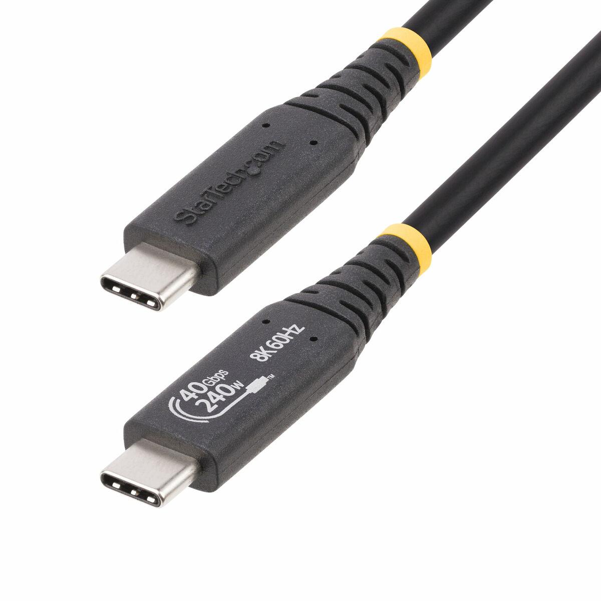 USB-C kabel Startech USB4 40 Gbps - sort billede
