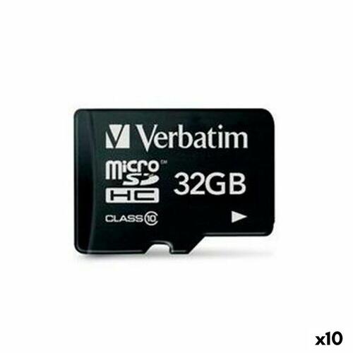 Verbatim microSDHC hukommelseskort 32 GB - 10 stk.