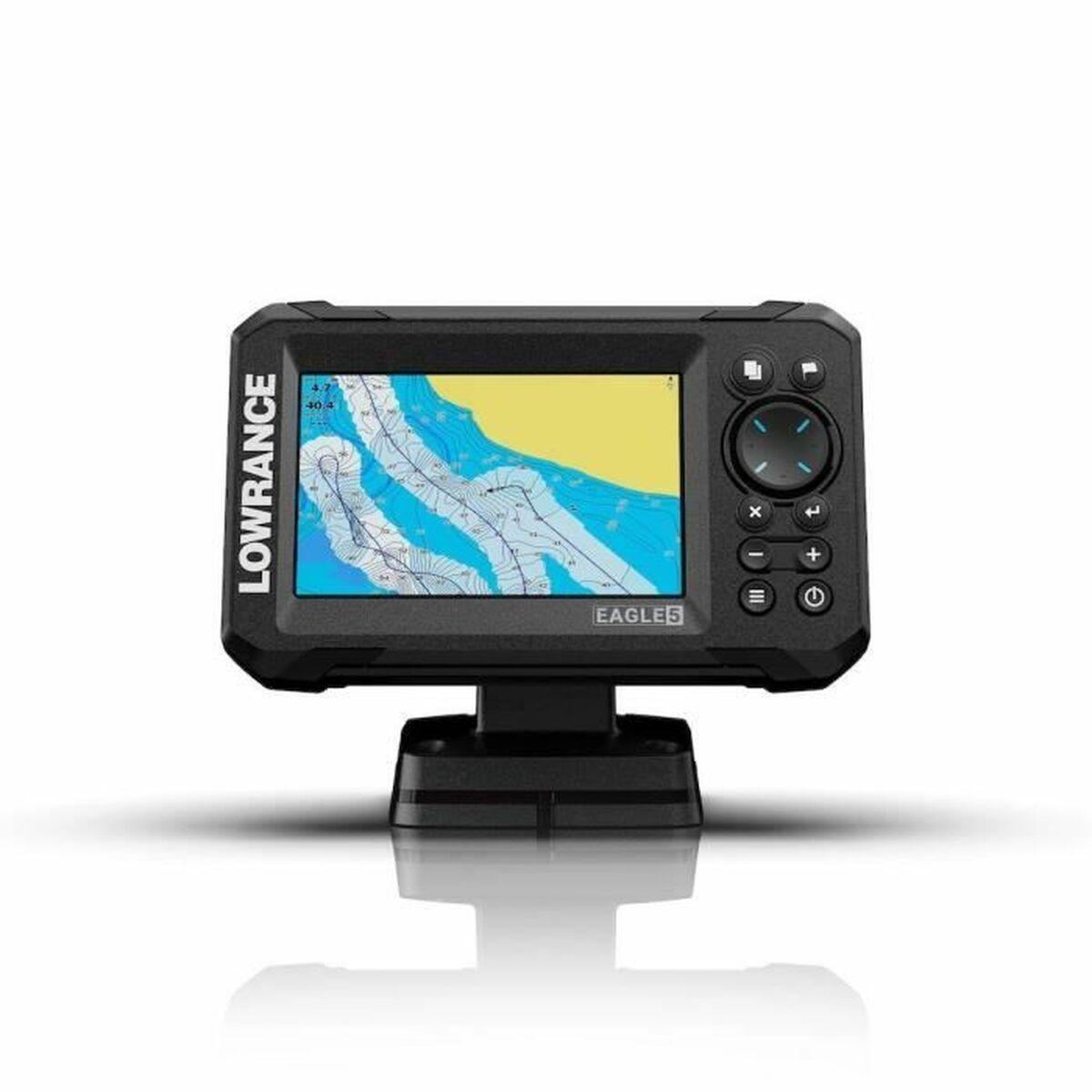 Lowrance Eagle 5 GPS-lokalisering til båd