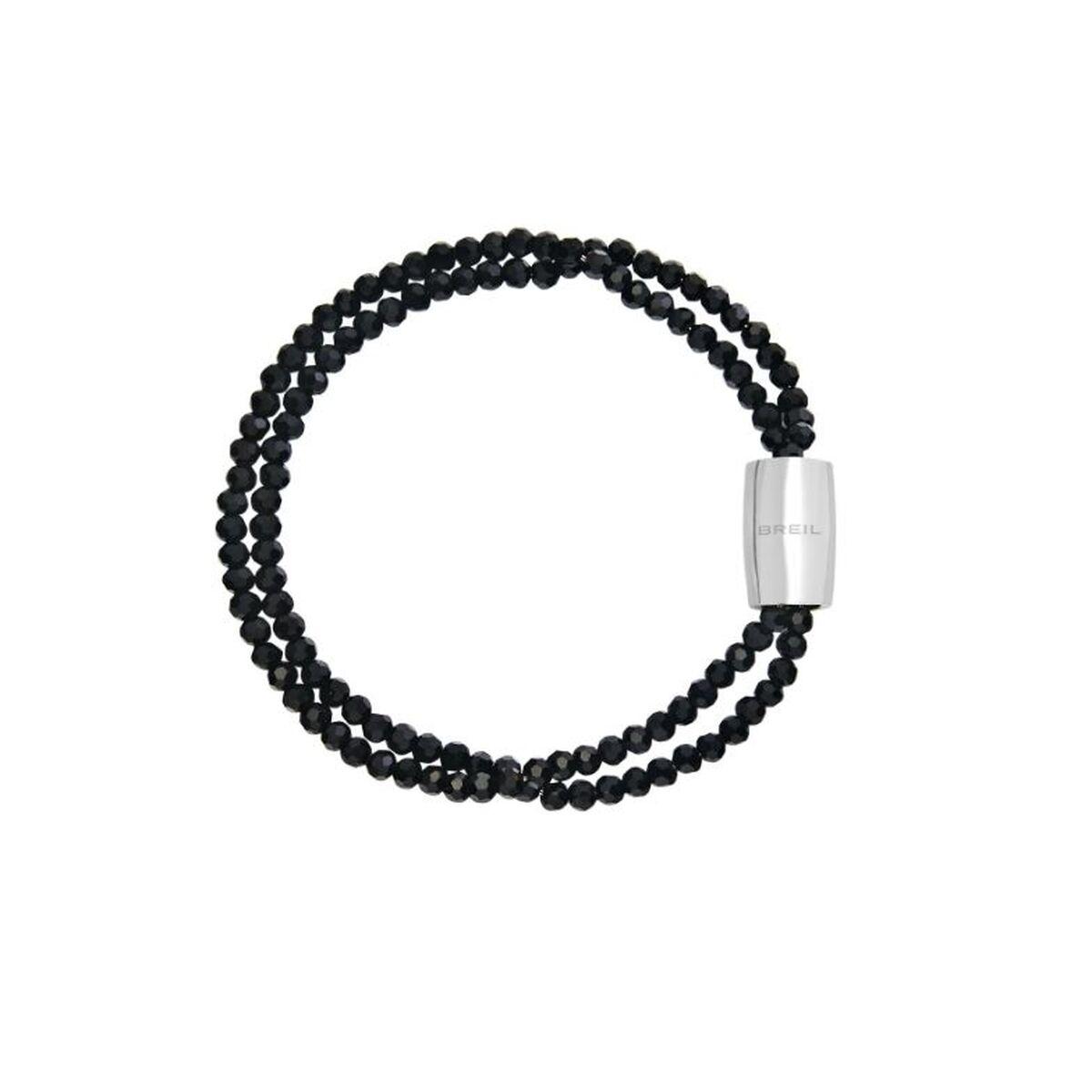 Breil armbånd til mænd - Sterling sølv 925, sort (TJ3687)