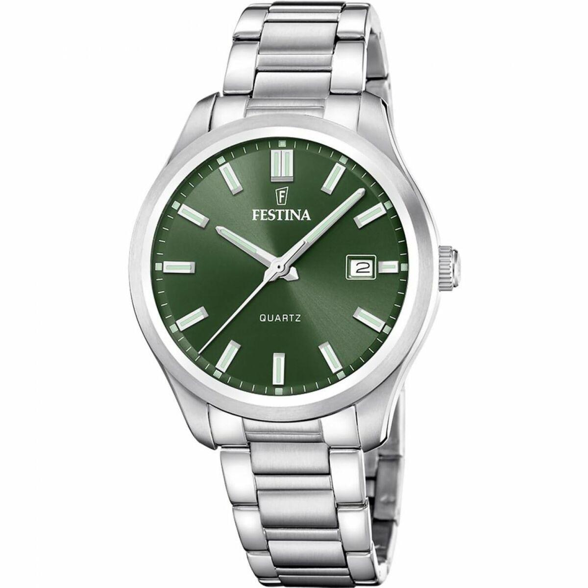 Festina F20736/4 herreur - grønskive armbåndsur til mænd billede