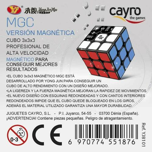 Rubiksterning 3x3 Cayro - Multifarvet, sæt med 3