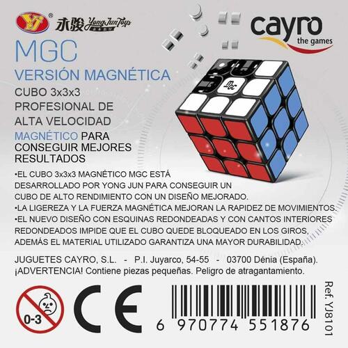 Rubiksterning 3x3 Cayro - Multifarvet, sæt med 3