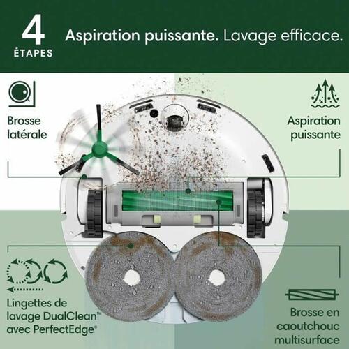 IRobot Roomba Plus 505 Combo robotstøvsuger - hvid