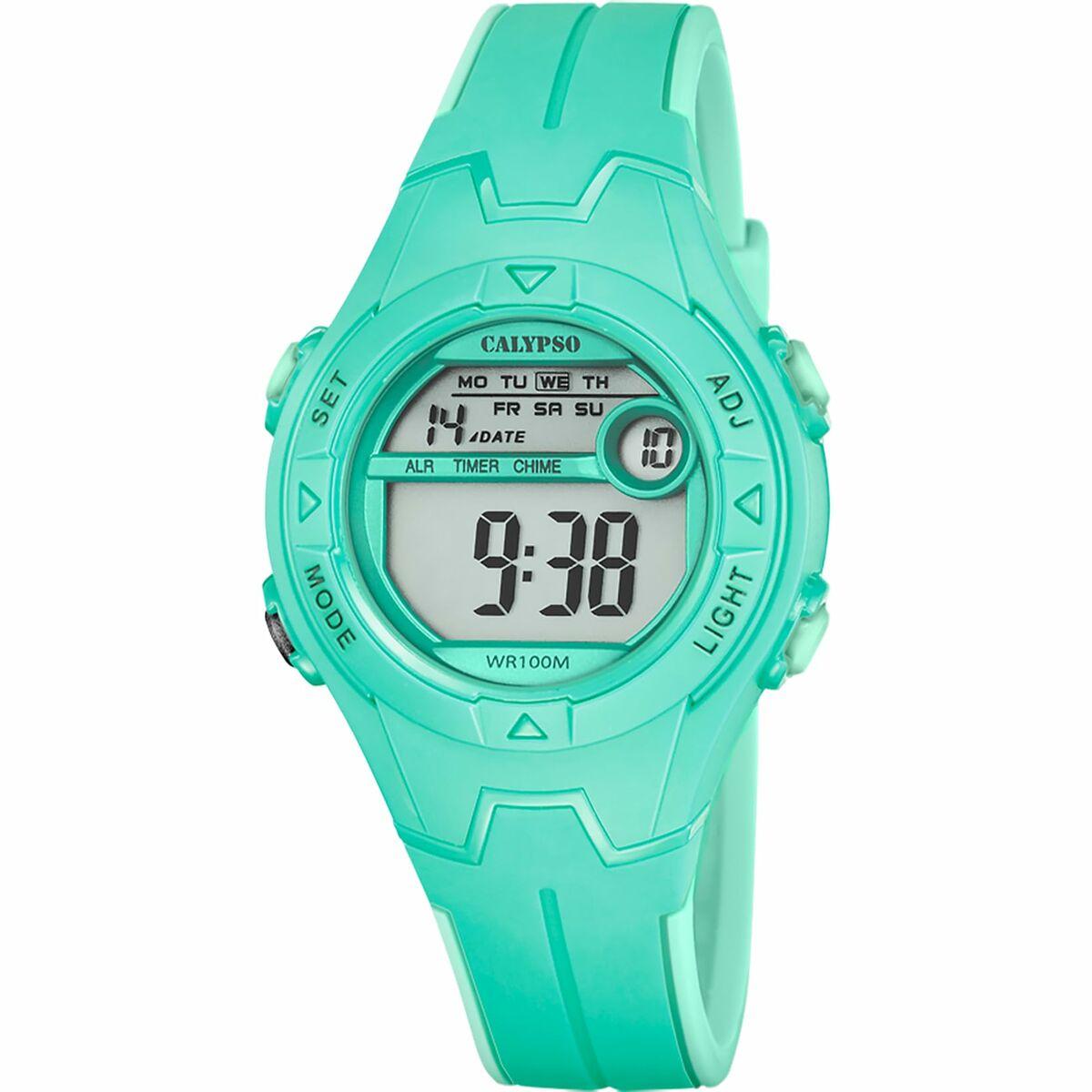 Calypso K5849/3 digital armbåndsur til børn - turkis billede