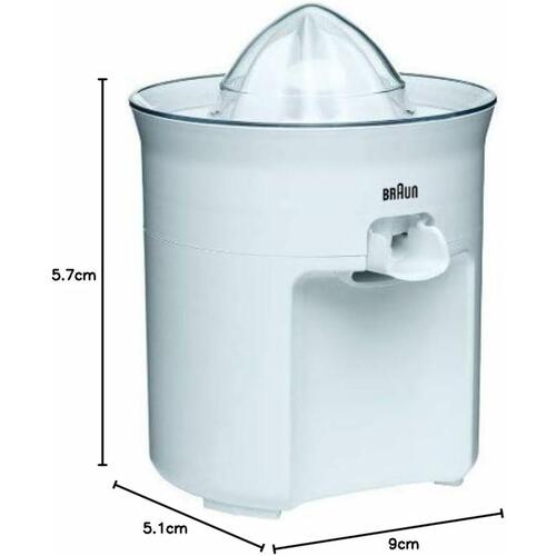 Braun CJ3050 elektrisk citruspresser 60 W - hvid