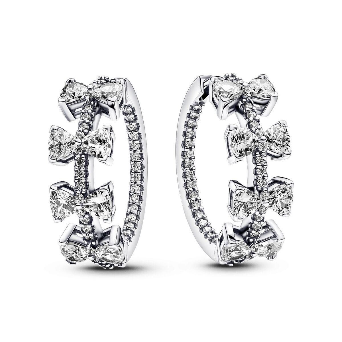 Pandora øreringe til kvinder 293545C01 - Sterling sølv 925, sølvfarvet billede