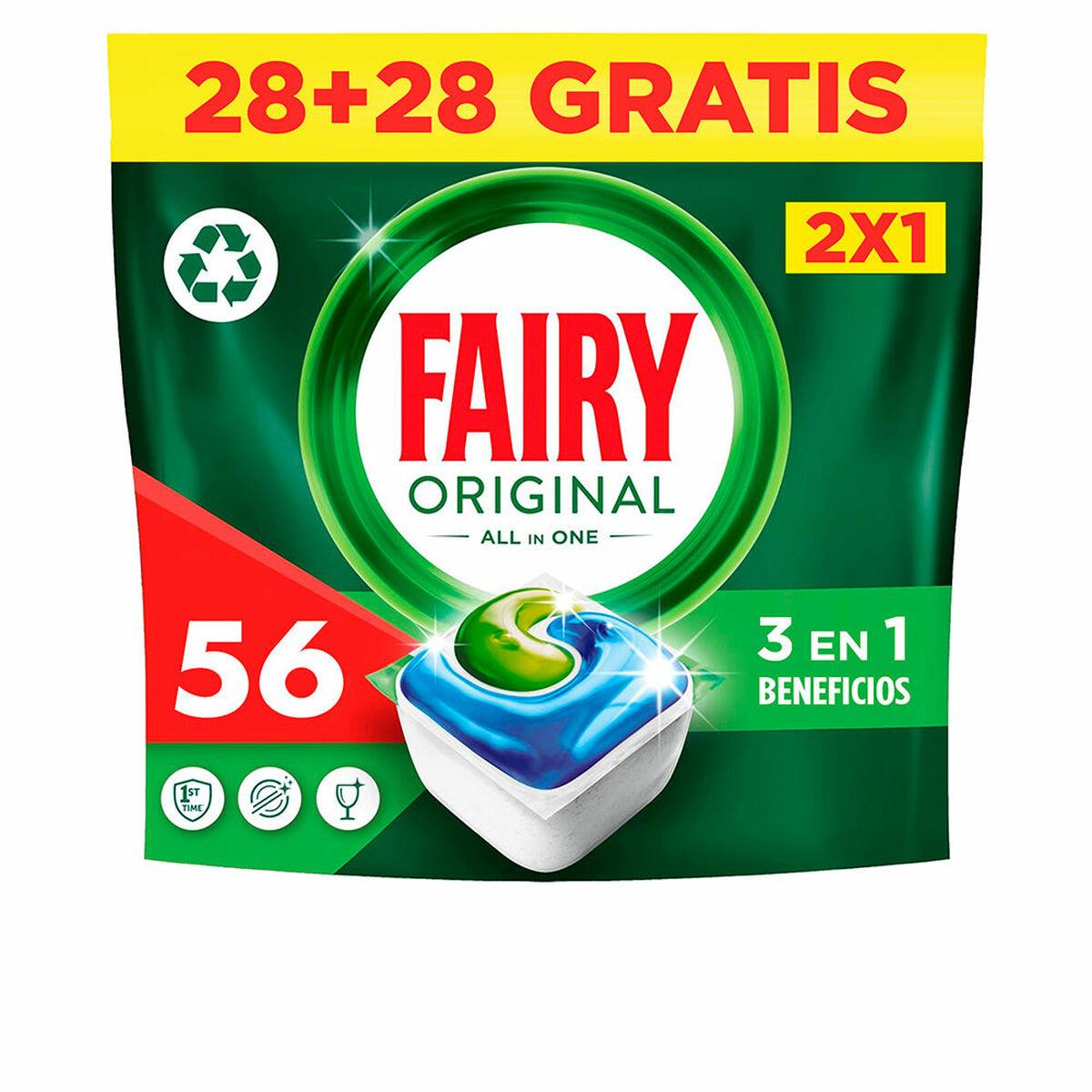 Opvasketabs Fairy Original All in One - 56 stk billede