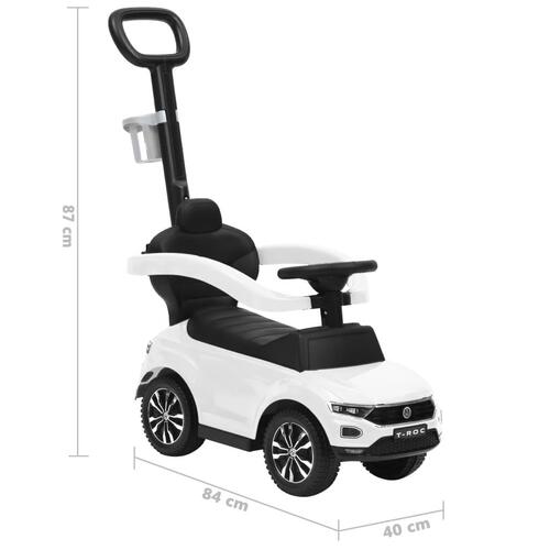 Gåbil Volkswagen T-Roc hvid