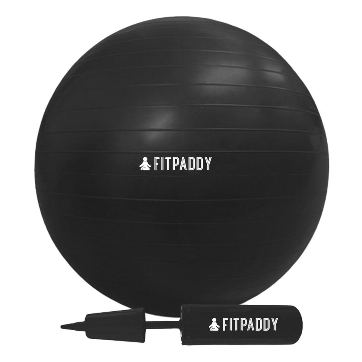 Fitpaddy yogabold - sort, Ø 65 cm