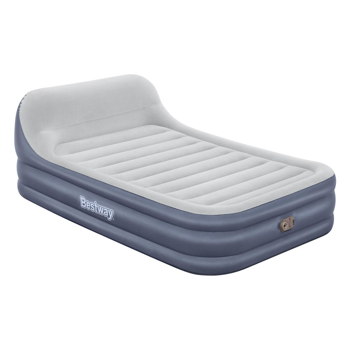 Bestway dobbelt luftmadras med motor - 226 × 152 × 84 cm (67923) billede