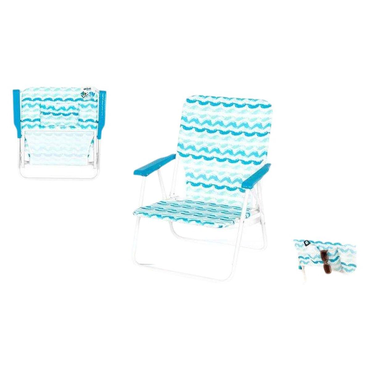 Aktive polstret campingstol - foldbar 45 × 40 × 70 cm