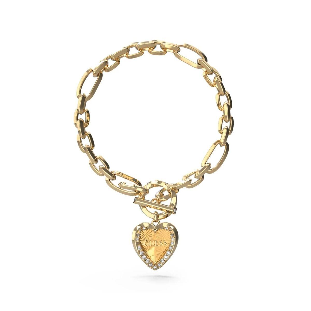 Guess JUBB04599JWYGS armbånd til kvinder - sølvfarvet/gylden i rustfrit stål billede