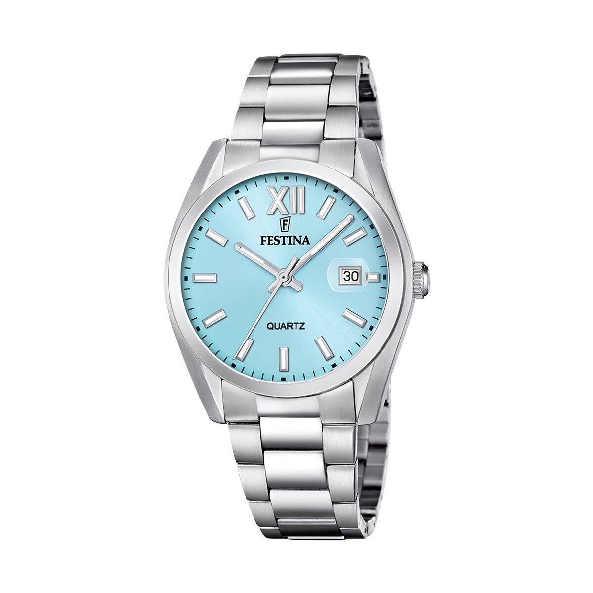 Festina F20707/2 herreur - armbåndsur til mænd med lyseblå skive billede