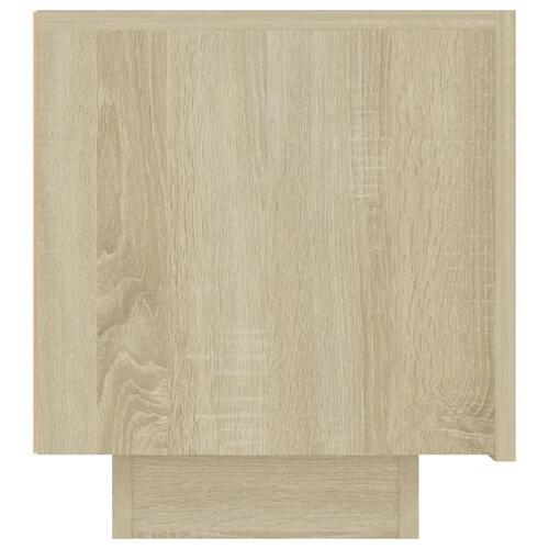 Tv-bord 100x35x40 cm konstrueret træ sonoma-eg