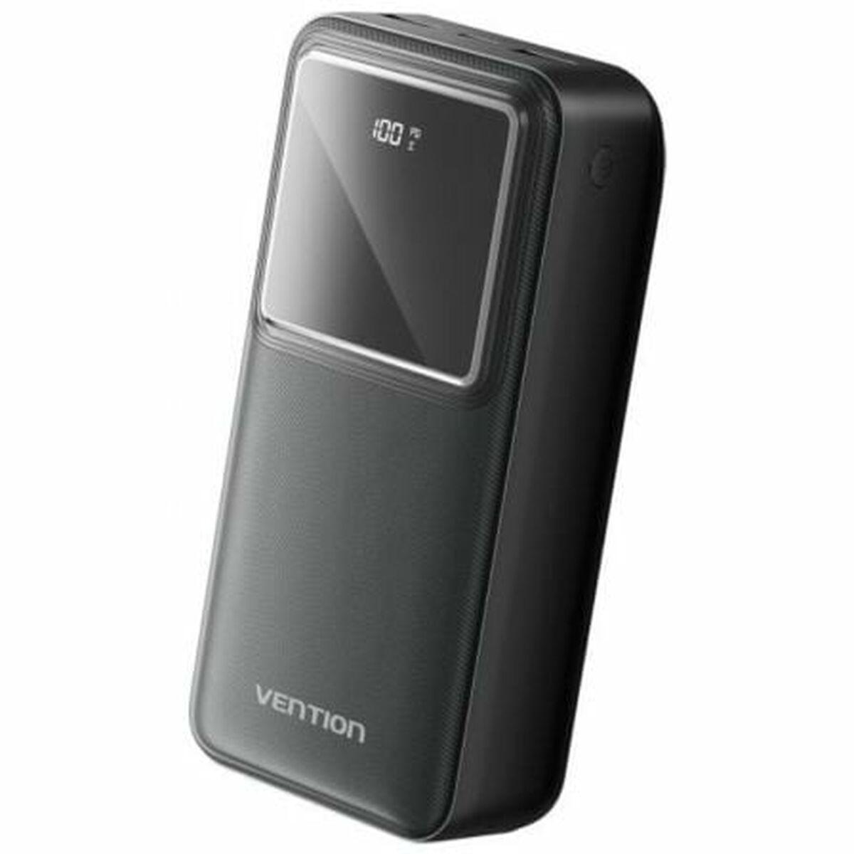 Vention Powerbank FHMB0 30000 mAh 22.5 W (black) Powerbank - Sort - 30000 mAh