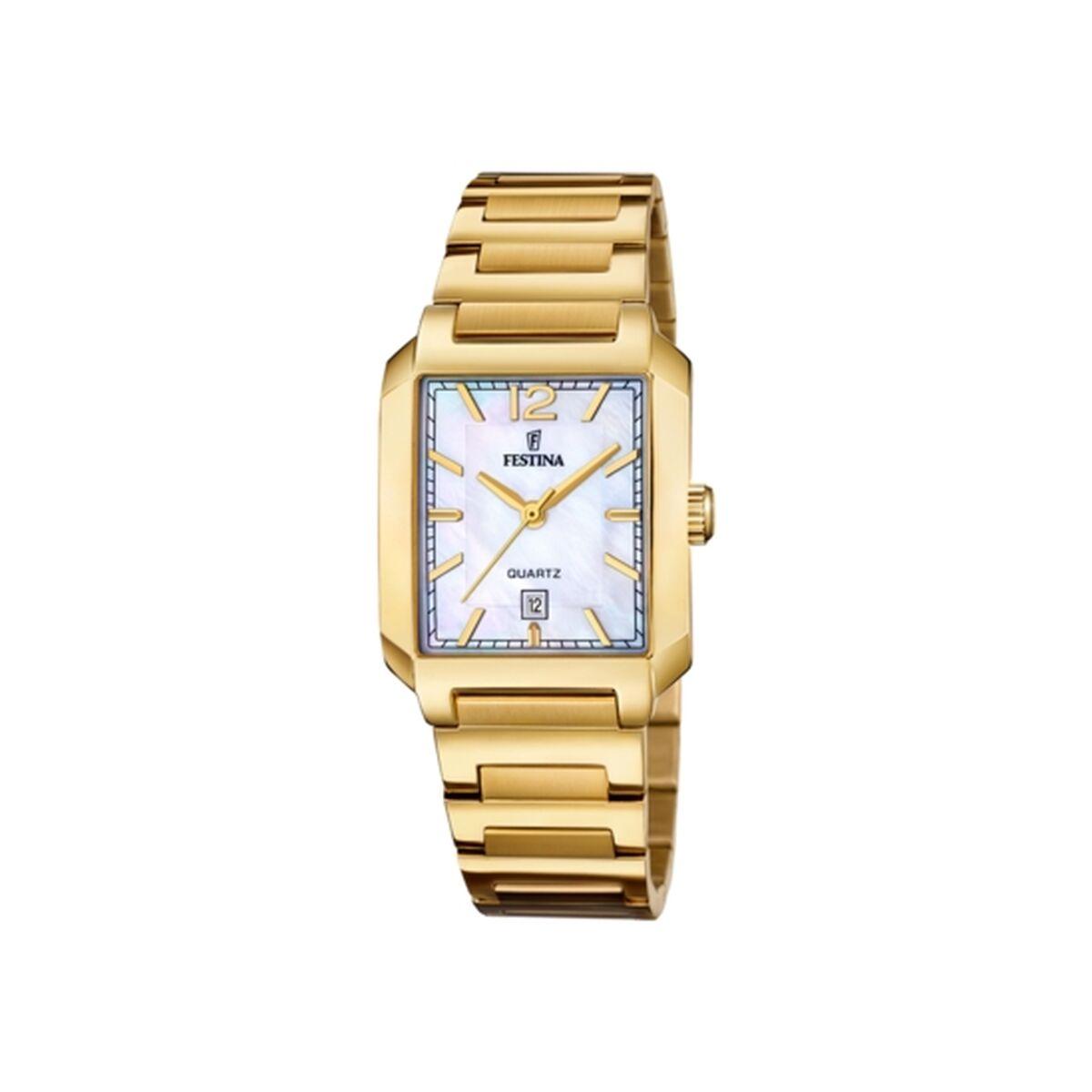 Festina F20680/2 unisex armbåndsur - guldfarvet billede