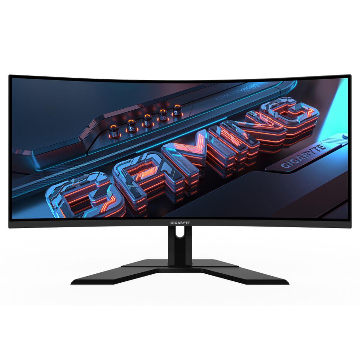 Gigabyte 34" UltraWide Quad HD VA gaming-skærm (G34WQC) billede