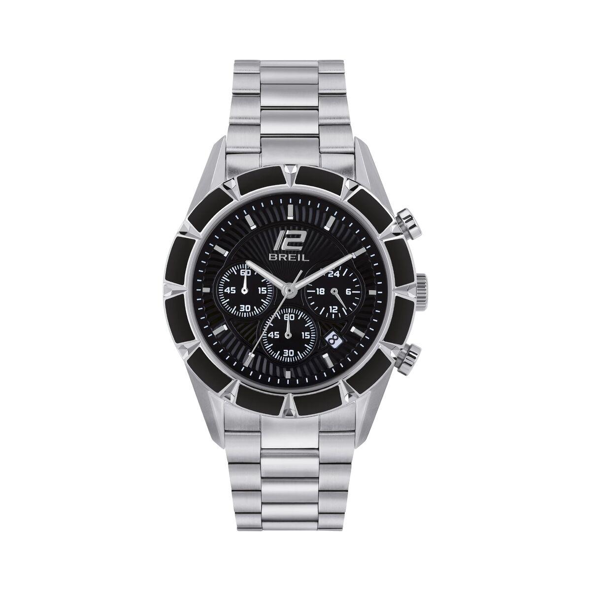 Breil TW1980 herreur - sort/sølv, Ø 43 mm billede