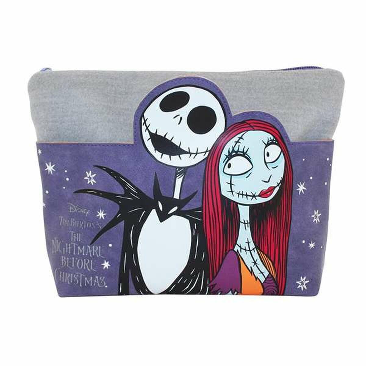 The Nightmare Before Christmas rejsetoilettaske - lilla, 28 × 16 × 5 cm