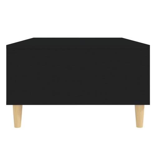 Sofabord 103,5x60x35 cm konstrueret træ sort