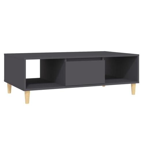 Sofabord 103,5x60x35 cm konstrueret træ grå