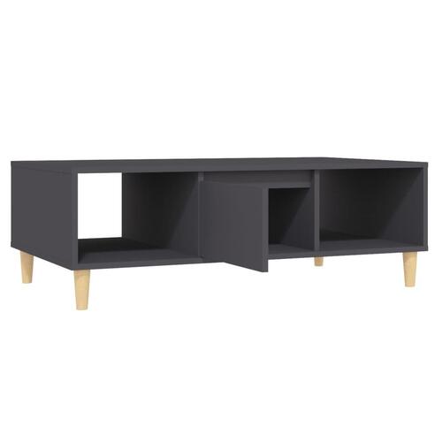 Sofabord 103,5x60x35 cm konstrueret træ grå