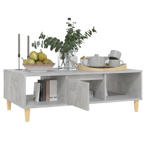 Sofabord 103,5x60x35 cm spånplade betongrå