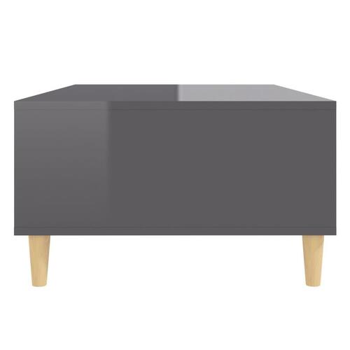Sofabord 103,5x60x35 cm konstrueret træ grå højglans
