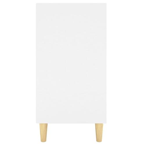 Skænk 103,5x35x70 cm konstrueret træ hvid
