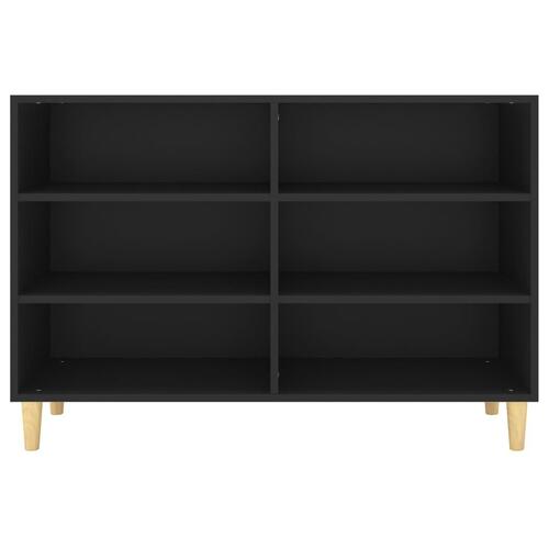 Skænk 103,5x35x70 cm konstrueret træ sort