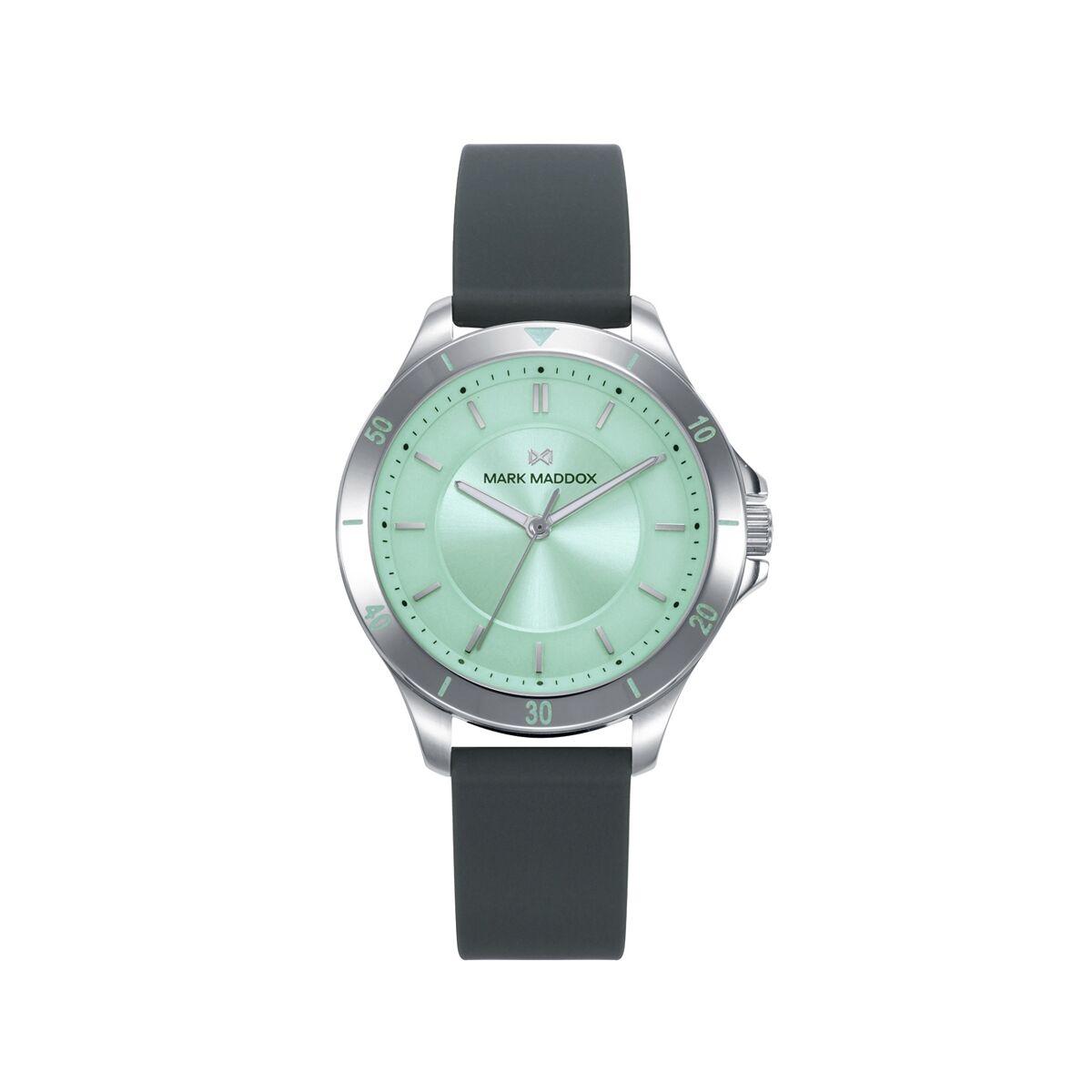 Dameur Mark Maddox MC1001-67, 36 mm - sort/grøn, kvarts billede