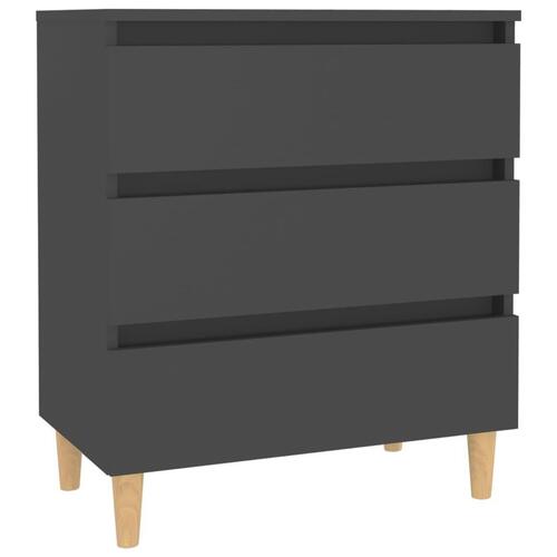 Skænk 60x35x69 cm konstrueret træ grå