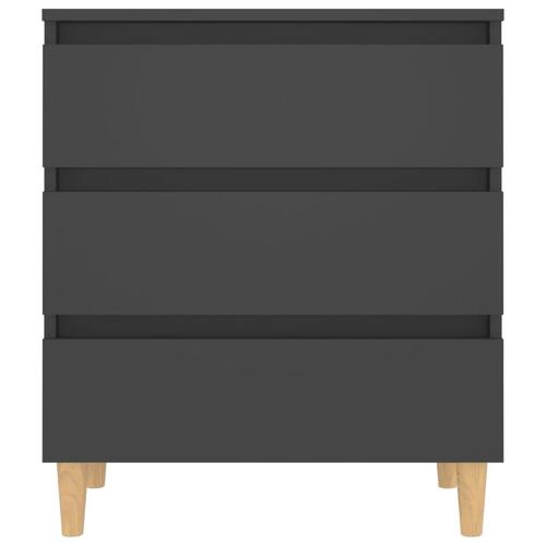 Skænk 60x35x69 cm konstrueret træ grå