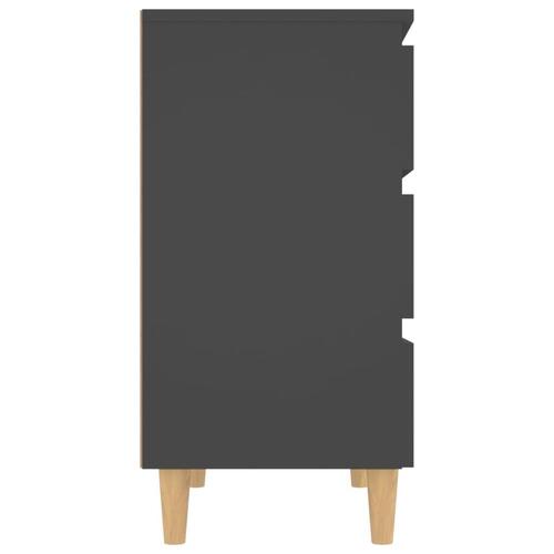 Skænk 60x35x69 cm konstrueret træ grå