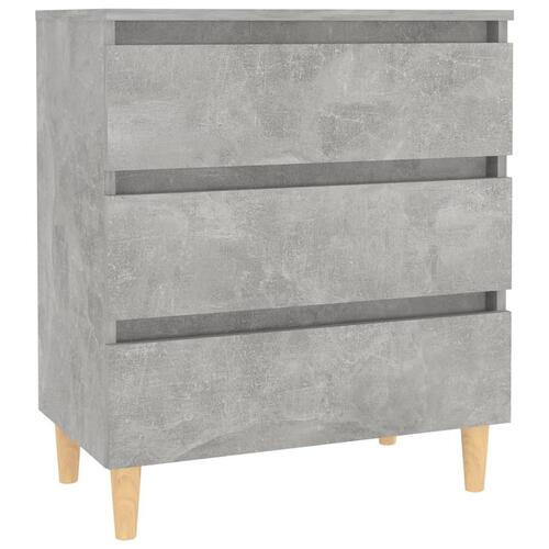 Skænk 60x35x69 cm spånplade betongrå