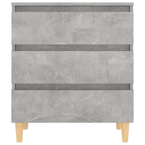 Skænk 60x35x69 cm spånplade betongrå