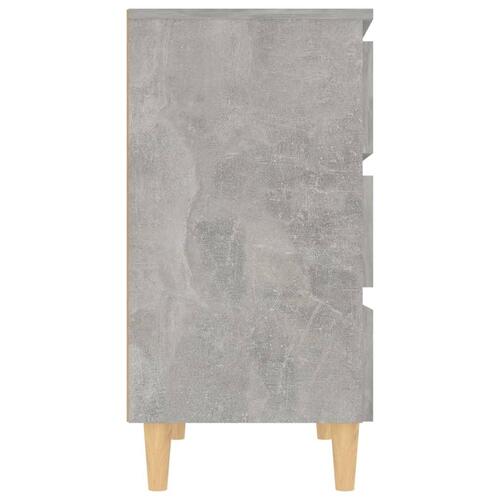 Skænk 60x35x69 cm spånplade betongrå