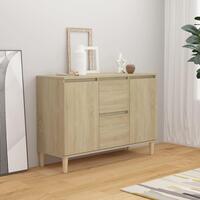 Skænk 101x35x70 cm konstrueret træ sonoma-eg