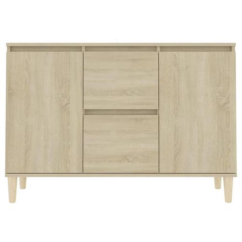 Skænk 101x35x70 cm konstrueret træ sonoma-eg