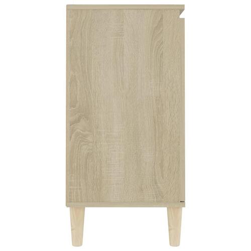 Skænk 101x35x70 cm konstrueret træ sonoma-eg