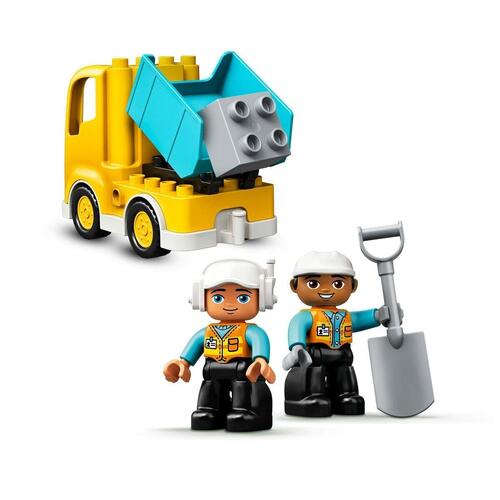 Lego Konstruktionsspil - Lastbil og larvebåndsgravemaskine, 20 dele