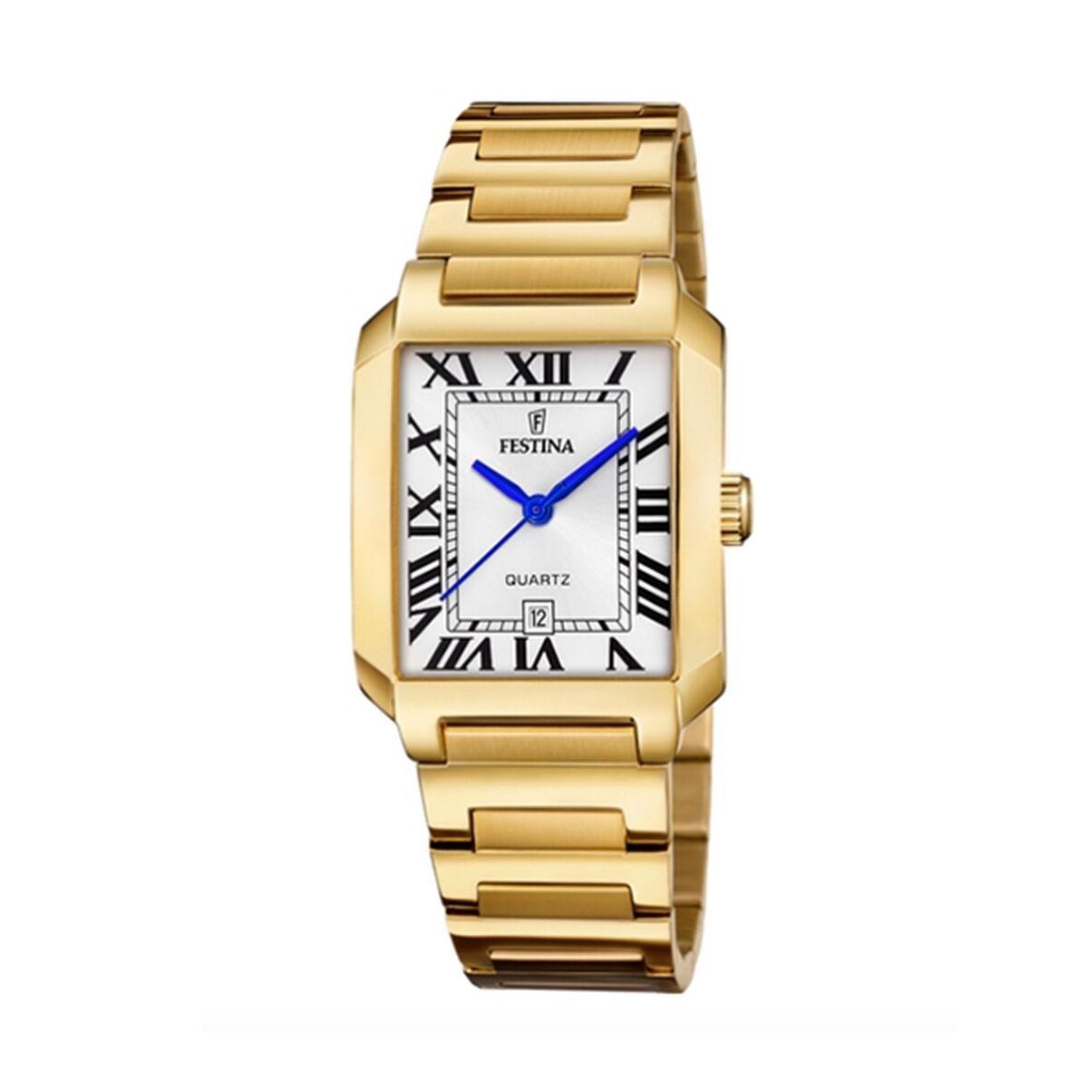 Festina F20680/1 herreur - hvid skive, gylden lænke billede