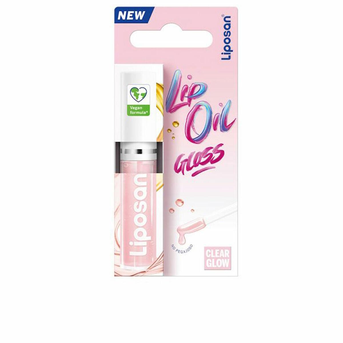 Liposan Lip Oil Gloss Clear Glow - læbeolie/læbepomade med farve 5,5 ml billede