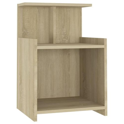 Sengeskab 40x35x60 cm spånplade sonoma-eg