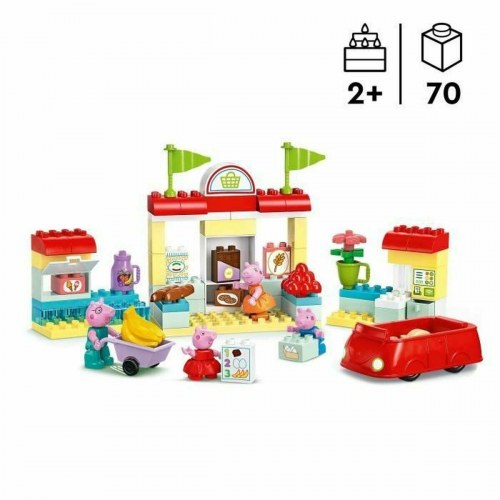 Byggelegetøj LEGO DUPLO Peppa Pig Supermarked - Multifarvet