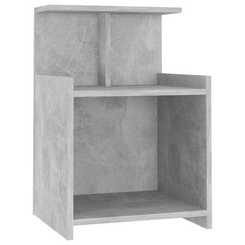 Sengeskab 40x35x60 cm spånplade betongrå